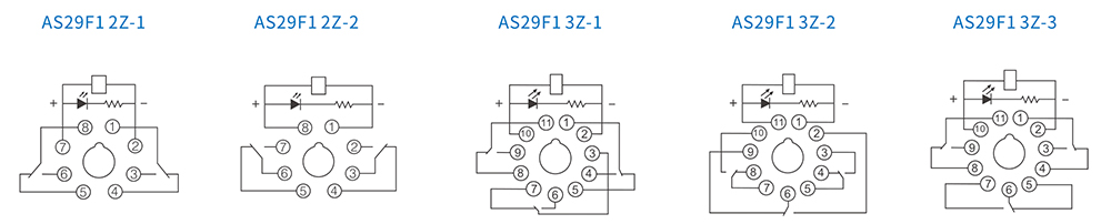 AS29F1 Industrial Relay Wiring diagram