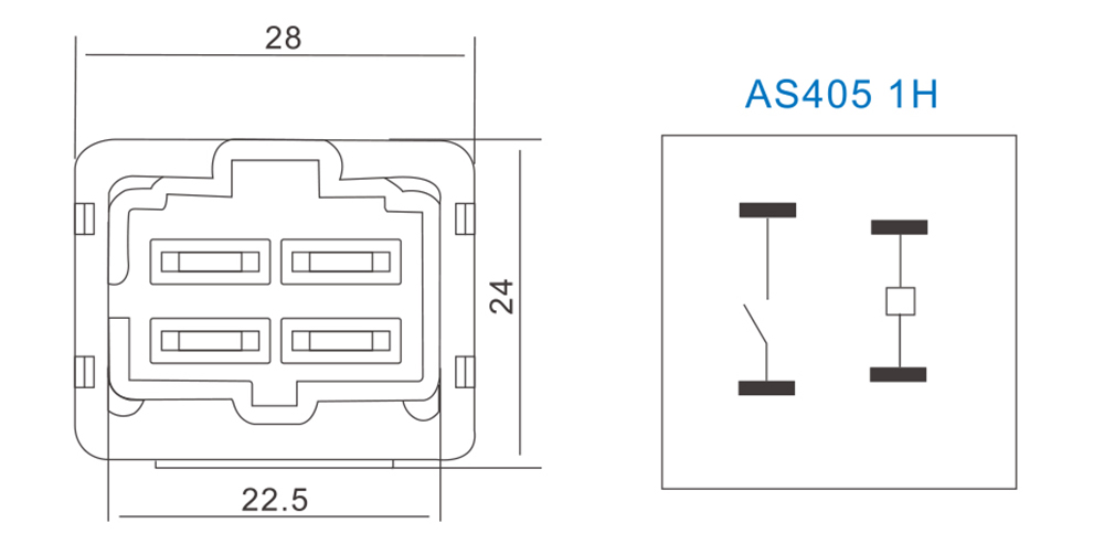 AS405 Automotive Relay Wiring diagram