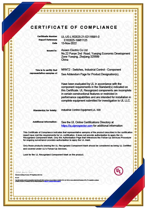 UL certificate