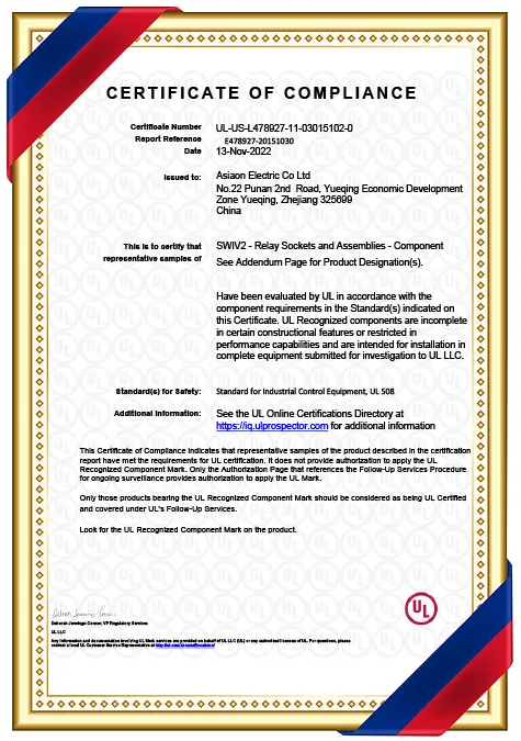 UL certificate